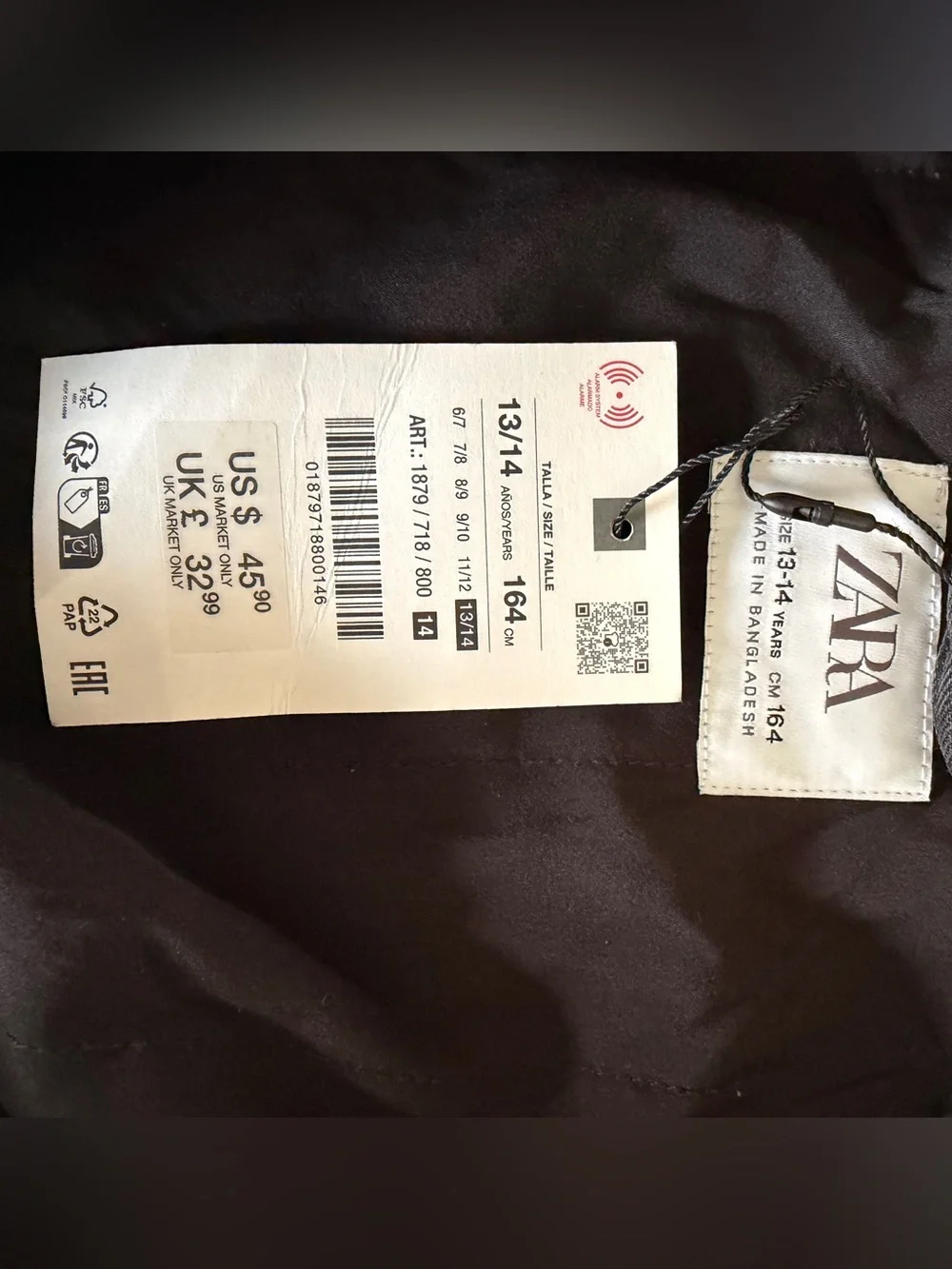 Zara button front
